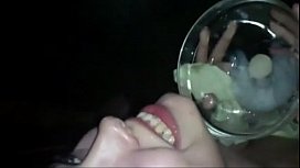 Lesbianpiss drink face siting