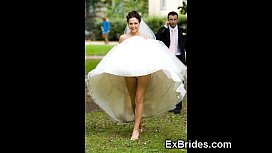 Hot amateur bride lingerie