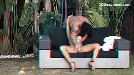 3d anaglyph porn pissing