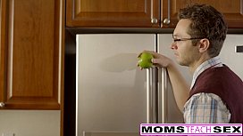 Mom big tits punish her son