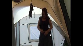 German amateur blowjob in tent swallow