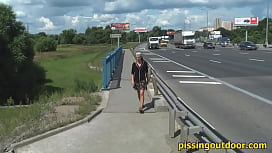 Pissing while walk