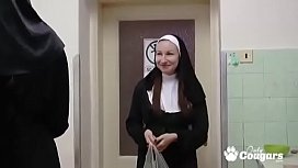 Lesbians rapped nun