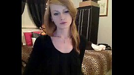 Sweet femboy webcam masturbation