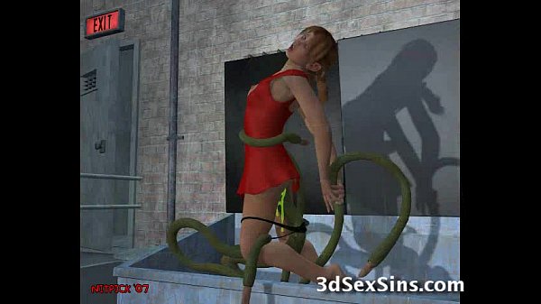 3d alien gangbang hot babes scene