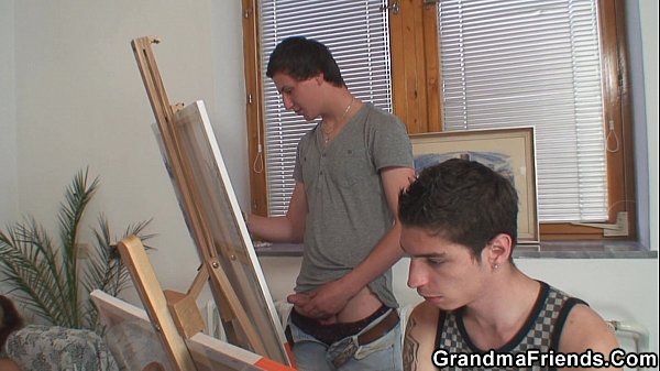 Skinny boy old mature scene