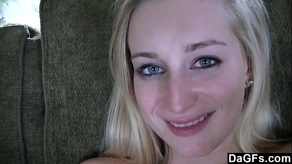 Student amature blonde touched underskirt scene