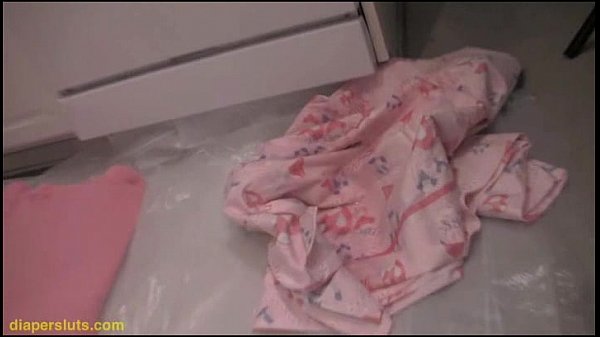 Diaper teen pissing scene