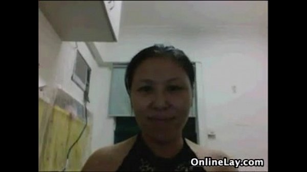 Chinese woman on webcam scene