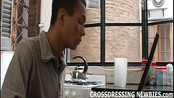 Crossdressers pissing pantyhose scene