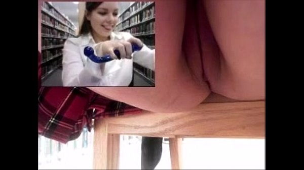 Webcam girl library squirt scene