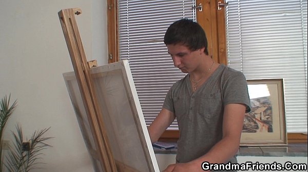 Skinny boy old mature scene