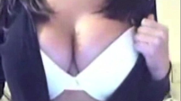 Big tits webcam tease scene