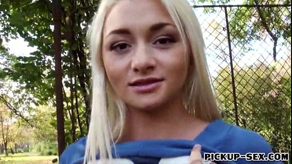 Blowjob facial for blonde czech girl scene