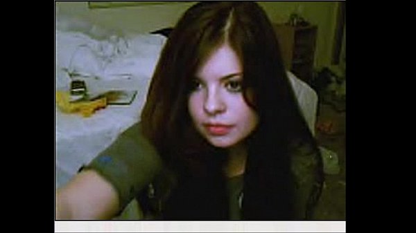Teenage whore on webcam scene