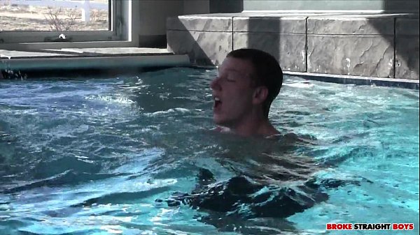 Mature gay blowjob under water scene