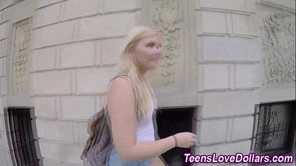 Chubby blonde teen pov blowjob scene