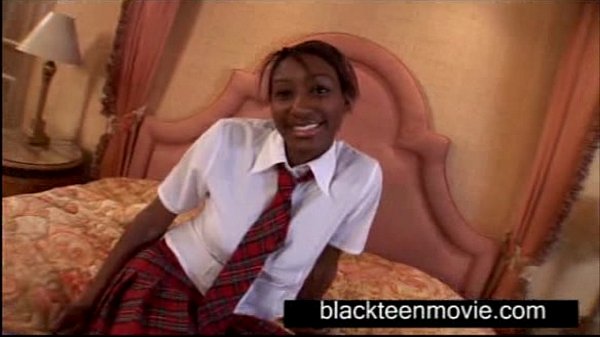 Ebony school girl seduce while sleeping scene