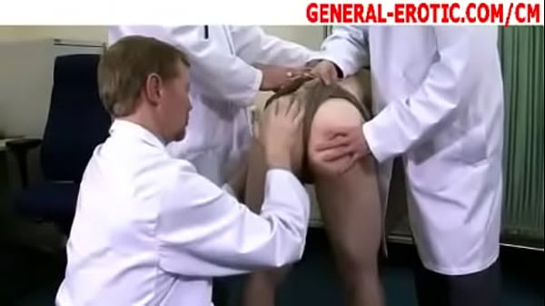 Gay mature grandpa male physical exam scene