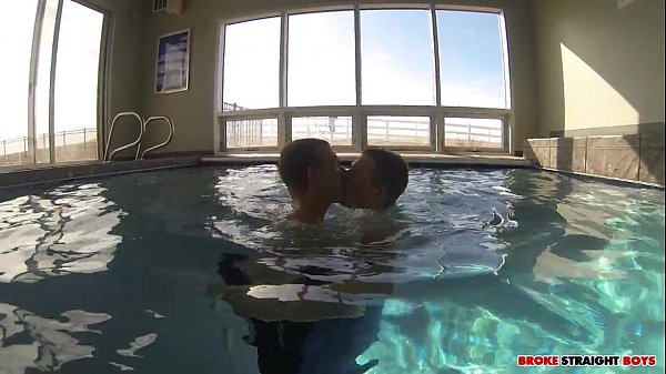 Mature gay blowjob under water scene