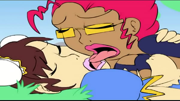 Hentai lesbian hot kissing scene